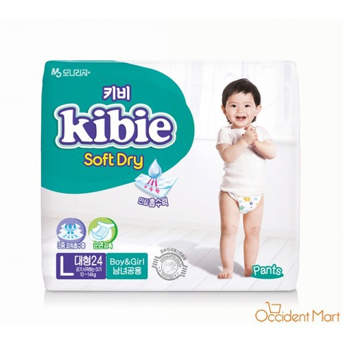 Bỉm KIBIE(Nguyên Tem) Cao cấp Số 1 Hàn Quốc Quần M50/L48 Dán S50/M48/L44/XL42/XL25