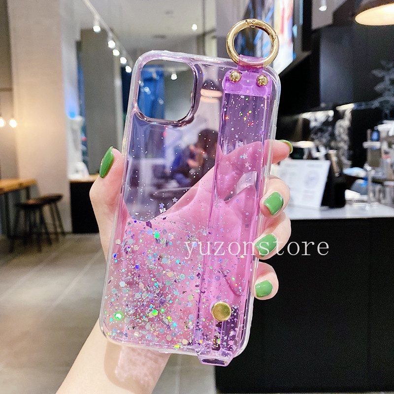 Ốp điện thoại TPU họa tiết bầu trời đầy sao kèm vòng đeo tay cho XIAOMI MI 11T PRO 11 LITE 5G NE 10T PRO