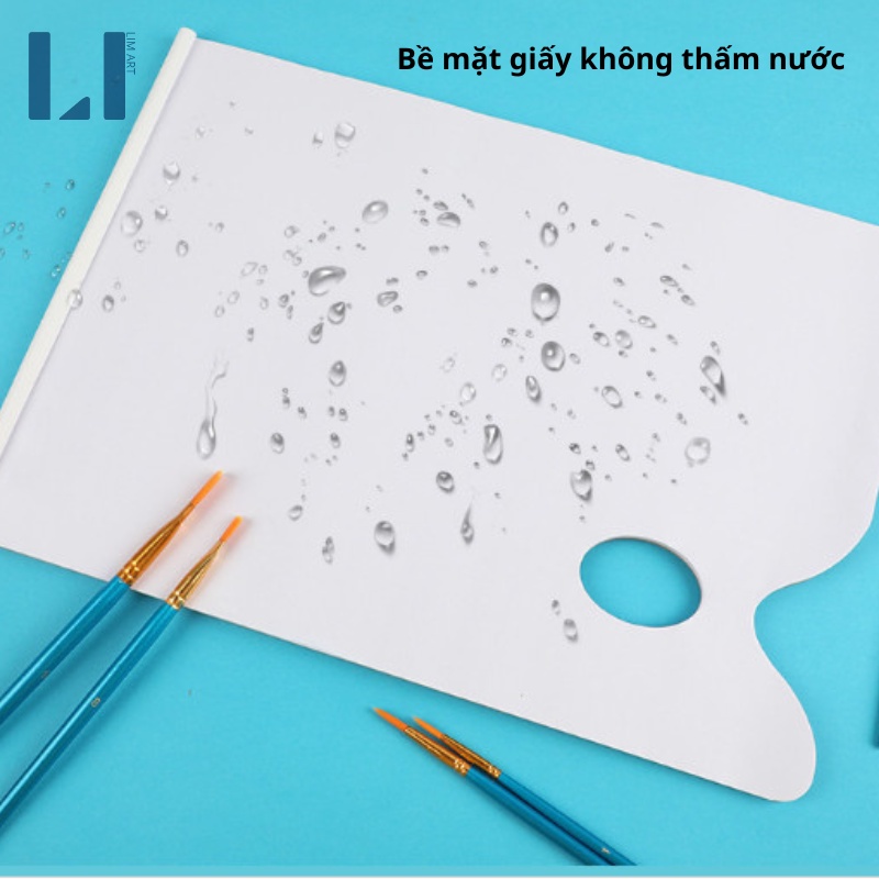 Palette giấy tear off paper palette 36 trang - Bảng pha màu bằng giấy tiện dụng
