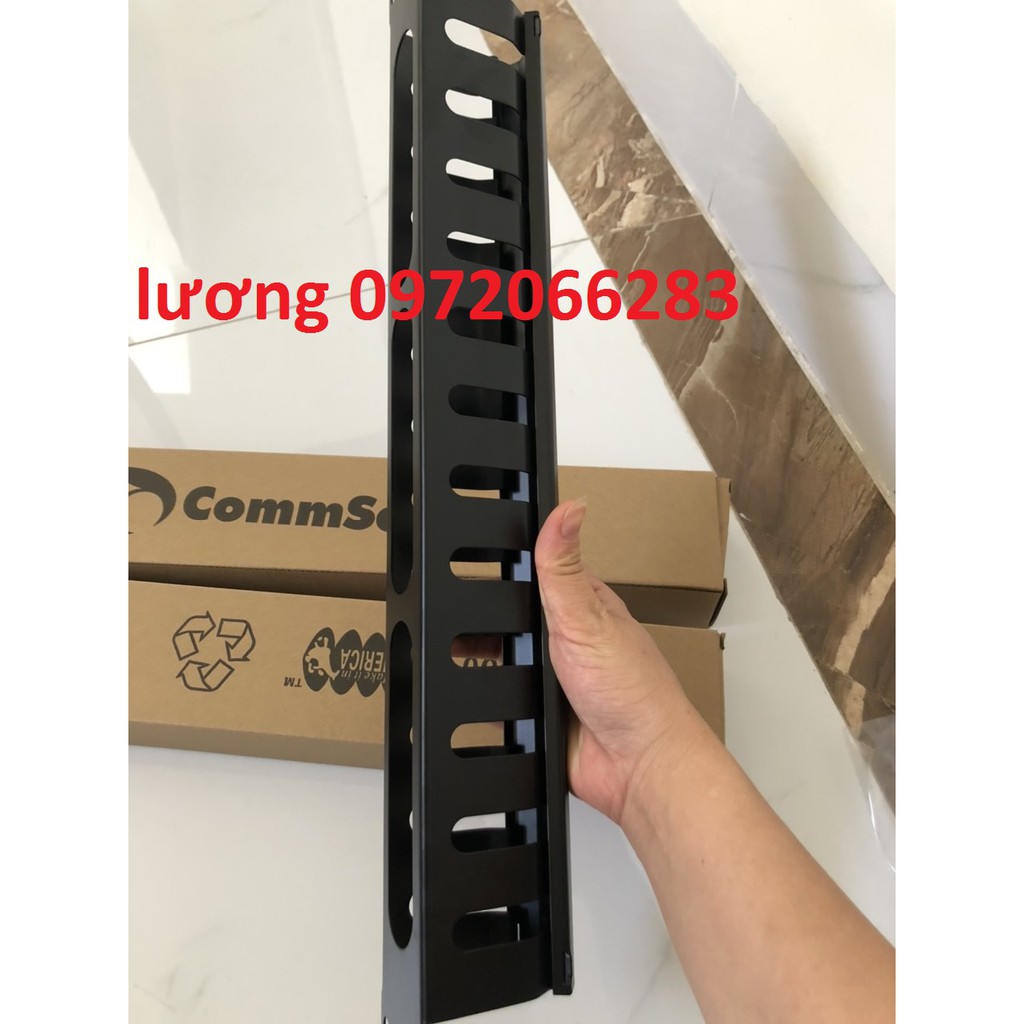 Thanh quản lý cáp AMP commscope tủ rack, tủ mạng 19″