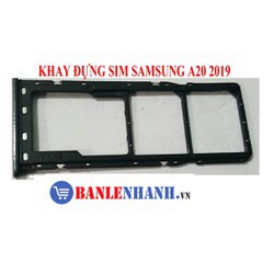 KHAY ĐỰNG SIM SAMSUNG A20 2019 MÀU ĐEN