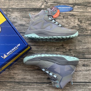 Giày Phượt Leo Núi Hiking Trekking WaterProof Michellin Cổ Lửng