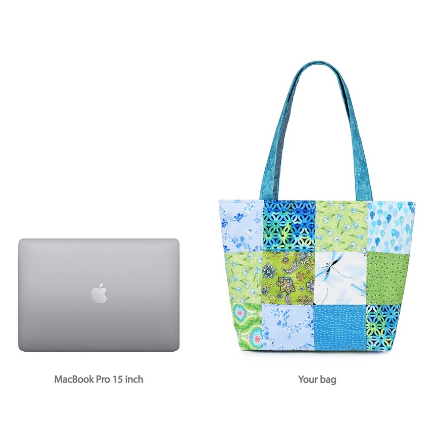 Túi tote ghép vải chần bông nhiều ngăn tiện dụng TÚI HUINAHA - TOMATO HANDMADE