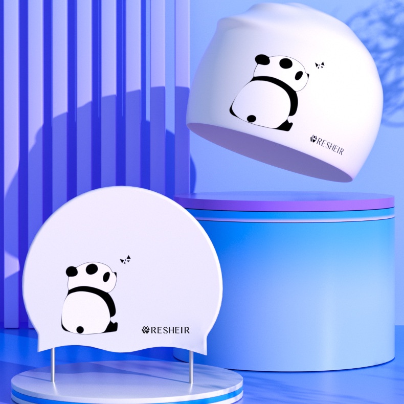 Mũ bơi WINMAX silicone chống thấm nước họa tiết đáng yêu dành cho trẻ em