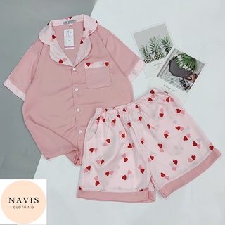 Pijama lụa đùi - hàng sẽ được giao ngẫu nhiên