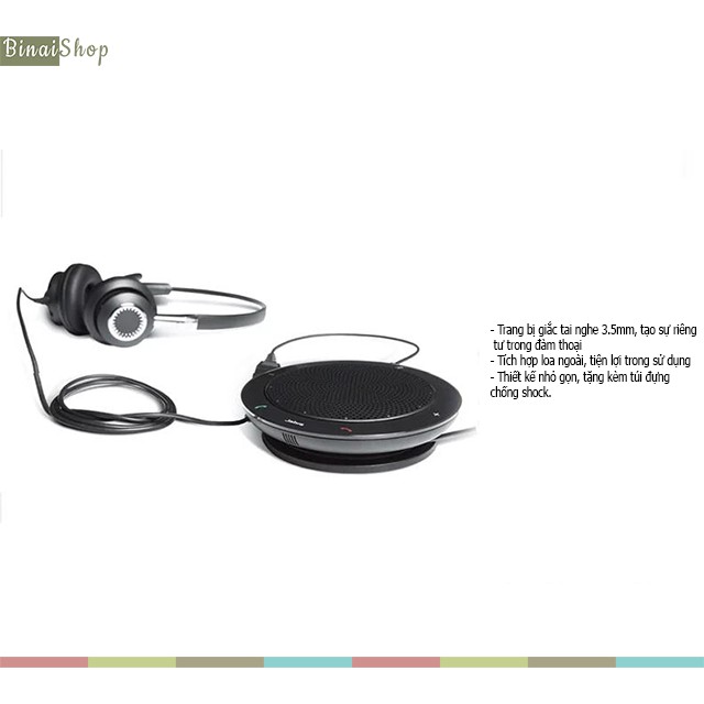 [Mã 159ELSALE hoàn 7% đơn 300K] Micro USB boundary họp trực tuyến Jabra 410MS