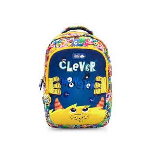 Balo mềm clever hippo monster vàng bm0111