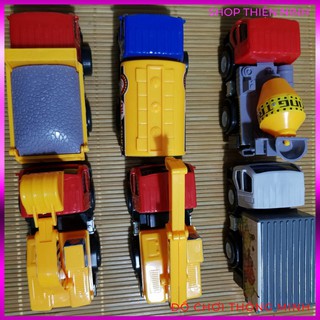 Bộ 6 chiếc xe công trình bánh đà