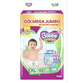 Tã quần bobby mega jumbo xl 92