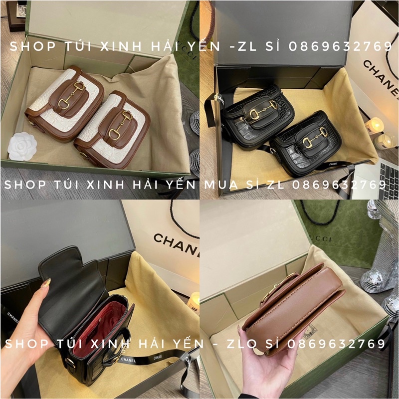 túi đeo chéo hà hồ da rắn hàng loại đẹp