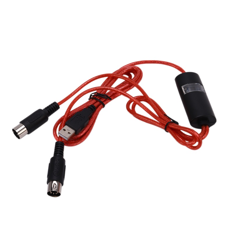 Cáp Chuyển Đổi Midi Sang USB 5-Pin Cho Windows Mac Ios Laptop