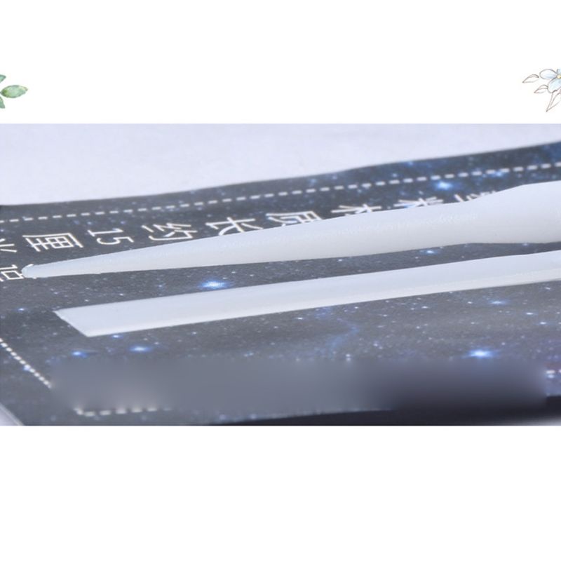 Bộ 2 muỗng khuấy silicone dùng làm trang sức DIY