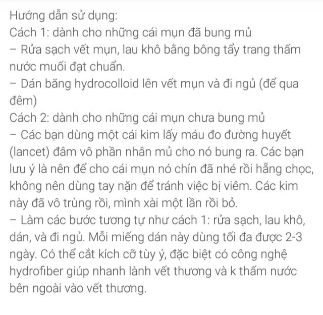 Miếng dán mụn, vết thương, sẹo, phỏng bô...đa năng Duoderm Extrathin 5x10cm, 10*10 cm