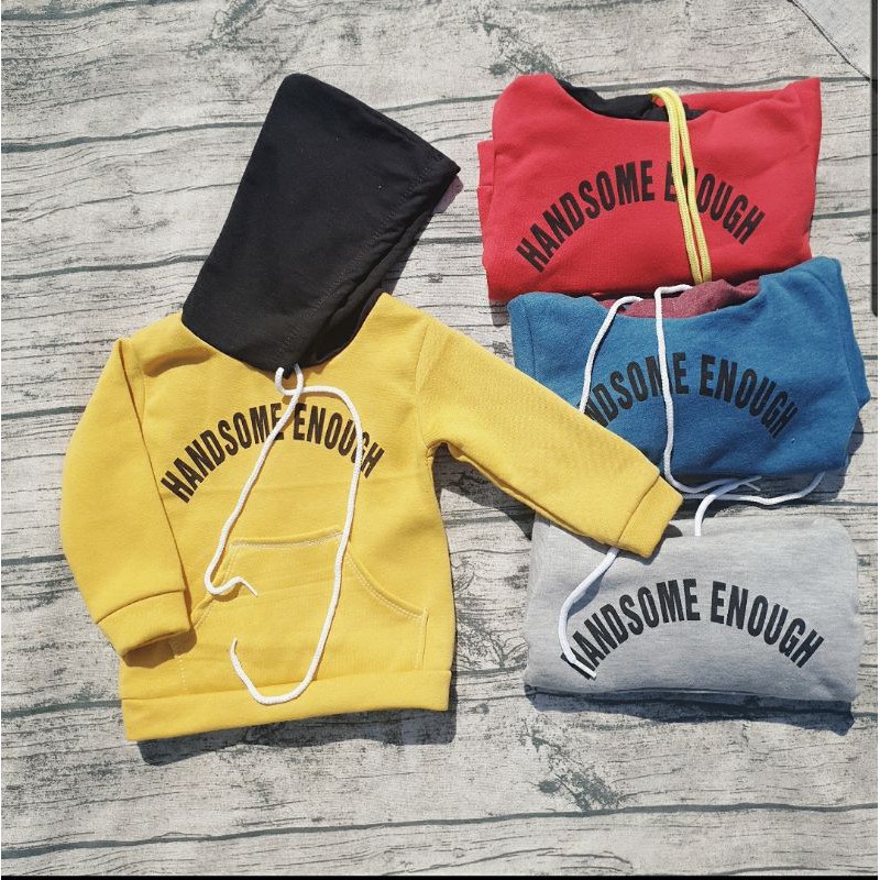 Áo Nỉ Hoodie Cho Bé Mũ Có Dây, Có Túi Chất Nỉ Bông Dầy Dặn Cực Ấm