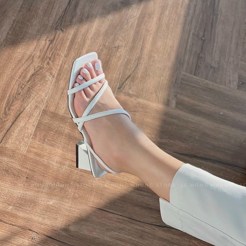 Gót sandanl quai bắt chéo nhẹ nhàng có bigsize 35-45