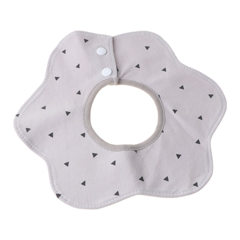 Set 5 Yếm Cotton Xoay 360 Độ Xinh Xắn Cho Bé