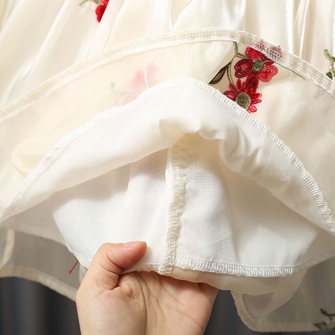 Đầm Công Chúa Đính Nơ Thời Trang Mùa Hè Mới Cho Bé Gái