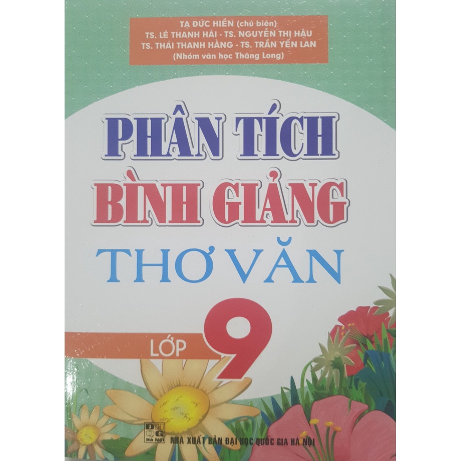 Sách - Phân tích bình giảng Thơ văn lớp 9