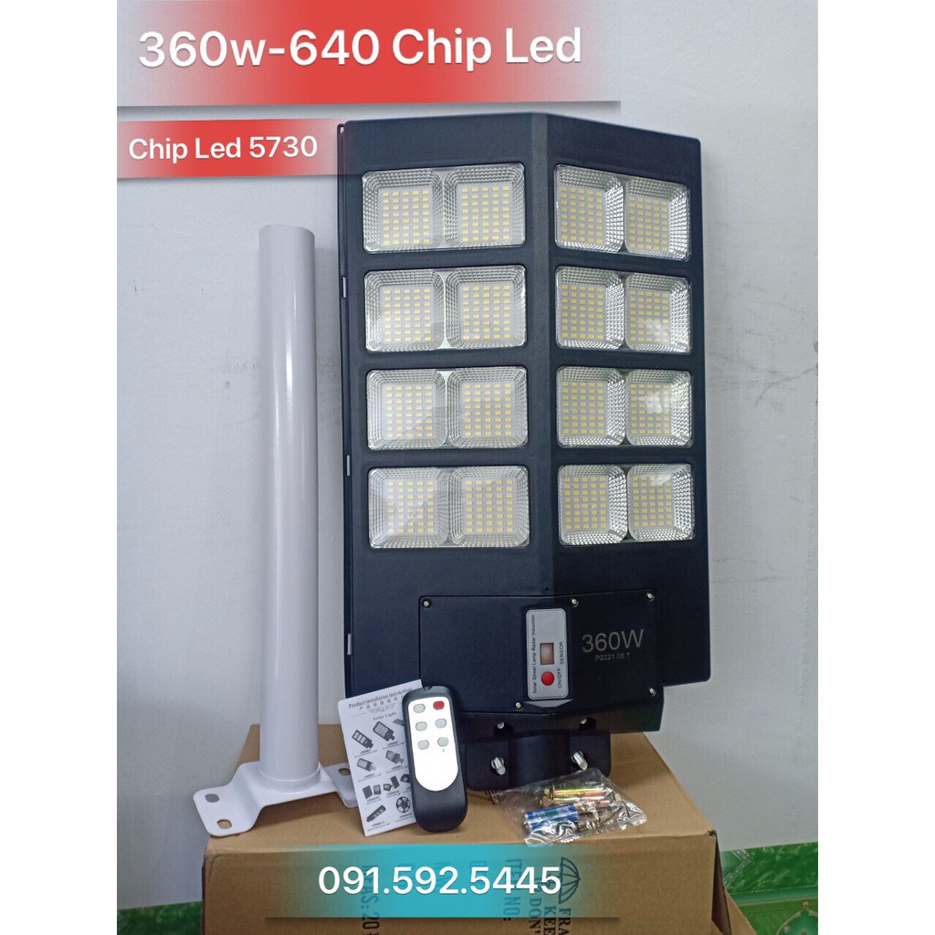 Đèn Đường Năng Lượng Mặt Trời 360w,150w,120w, Đủ Công Suất. Bảo Hành 24 tháng