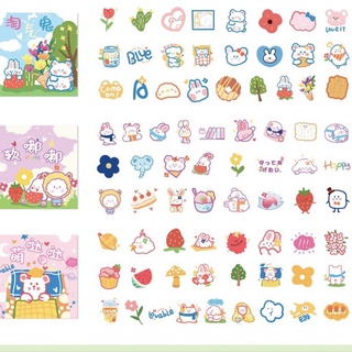 Set 6 Hộp Sticker Mini 56 Miếng - Hình Dán Mini