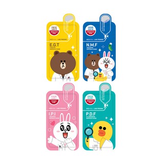 Combo 4 miếng mask Line-Friends Ampoule Mask Sheet