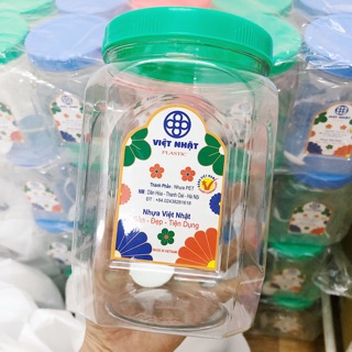 Hộp nhựa vuông Việt Nhật 2kg