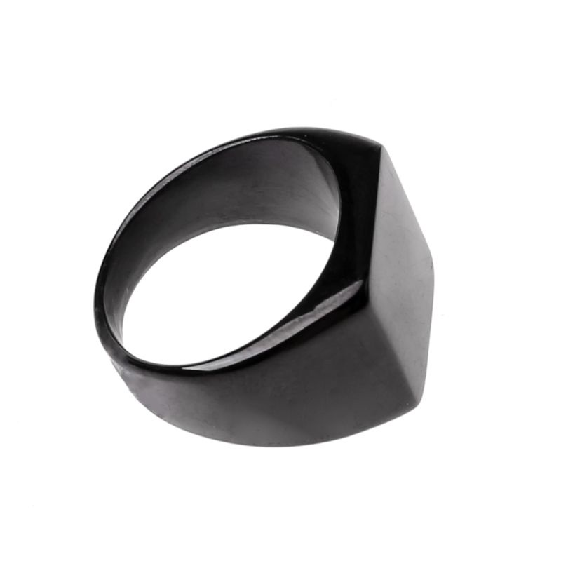 1 Nhẫn Thép Không Gỉ Đánh Bóng Thời Trang Cho Nam