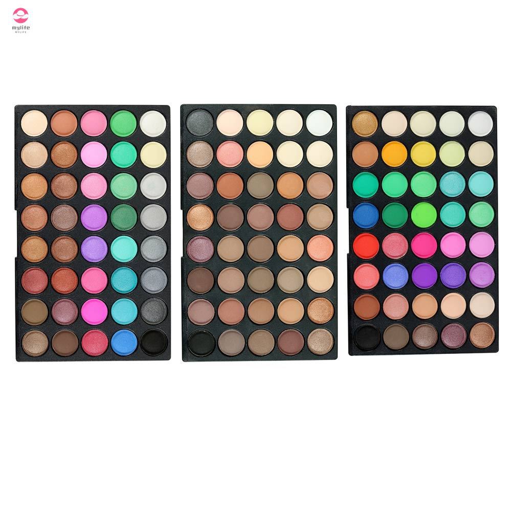 120 Colors Eyeshadow Palette Cosmetics Makeup 3 Layers Eye Shadow Combo Palette Set Beauty Tools