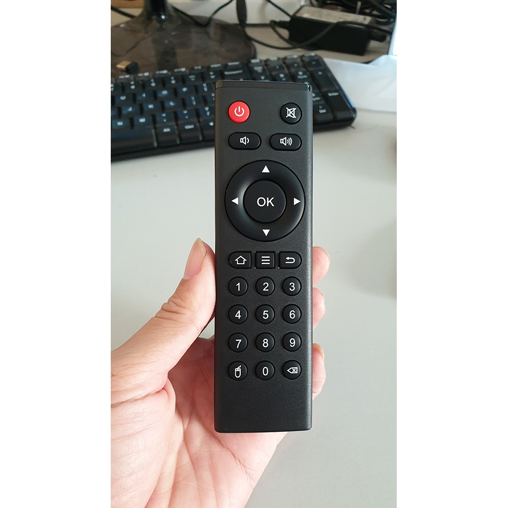 Điều khiển hồng ngoại Remote IR phím số cho Android TV Box của hãng Tanix như TX3 mini, TX5, TX9 Pro, TX92