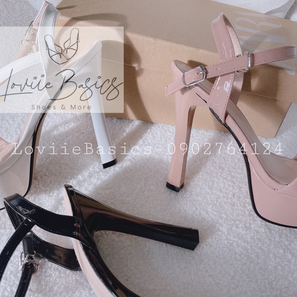 SANDAL CAO GÓT LOVIIEBASICS - GIÀY THỜI TRANG ĐẾ ĐÚP 10 PHÂN QUAI MẢNH THỜI TRANG G200207 G220646