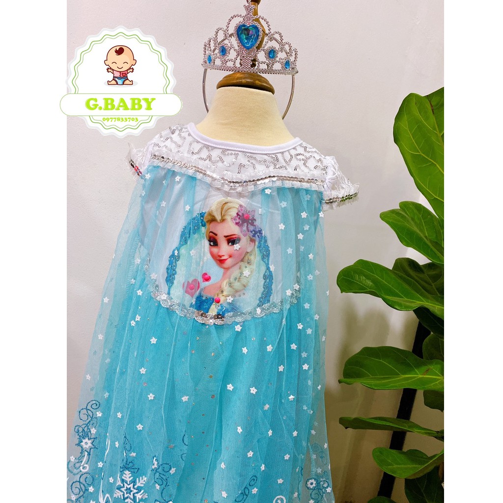 Váy Công Chúa Elsa, Vương Miện, Đũa Thần XinhYêu Cho Bé Loại Đẹp