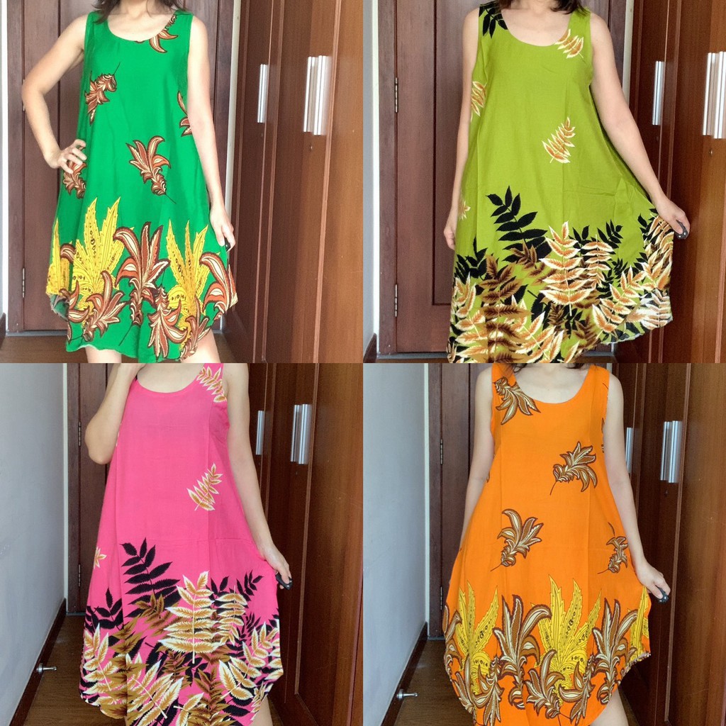 2021 - [Chọn mẫu] 65-75kg Đầm tole mặc nhà hoa văn họa tiết | BigBuy360 - bigbuy360.vn