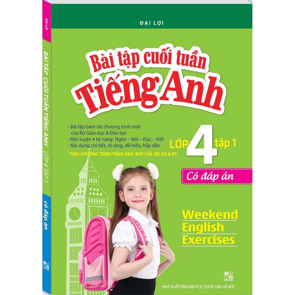 Sách - Bài Tập Cuối Tuần Tiếng Anh Lớp 4 Tập 1