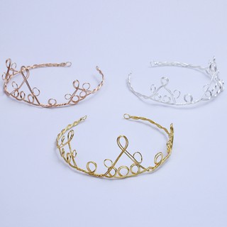 1 vòng khung làm kim quan, vương miện 160mm nguyên liệu làm trâm làm trang sức cổ trang có màu KC