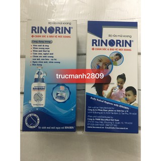 Bộ bình rửa mũi Rinorin