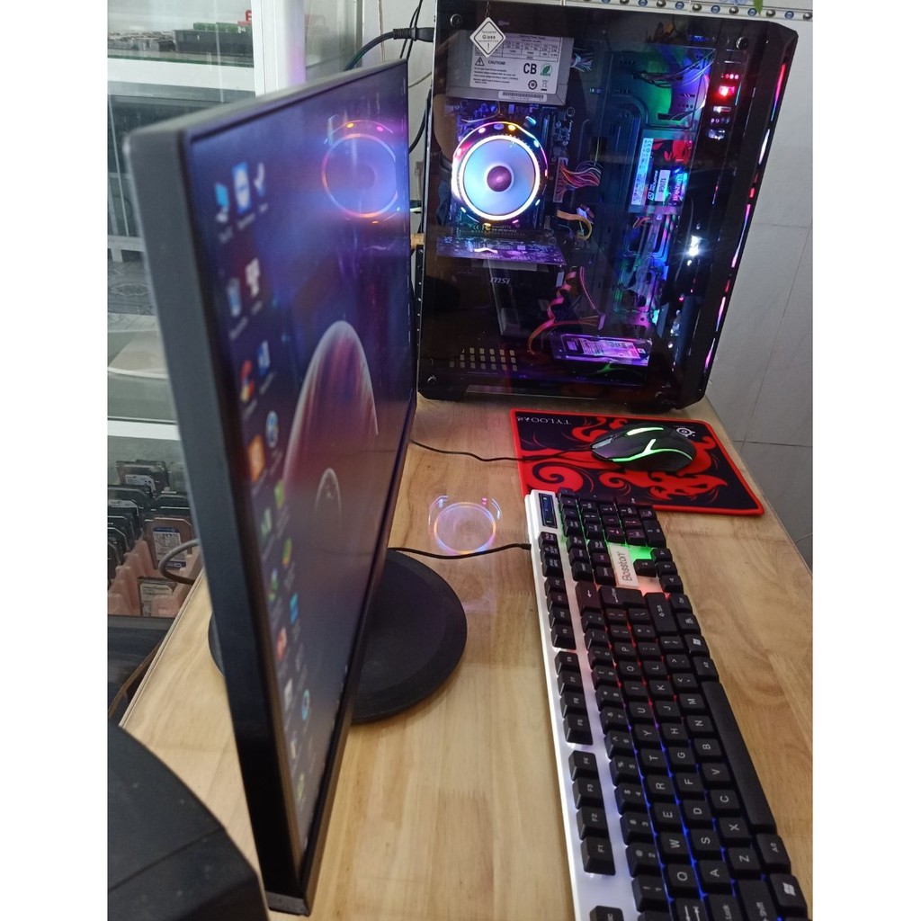 Bô máy căng tất cả các game online hiện nay i3 4160 / Ram 8G / VGA GTX 1050 2G DR5 / SSD 120G + HDD 250G / MÀN HÌNH 24in | BigBuy360 - bigbuy360.vn