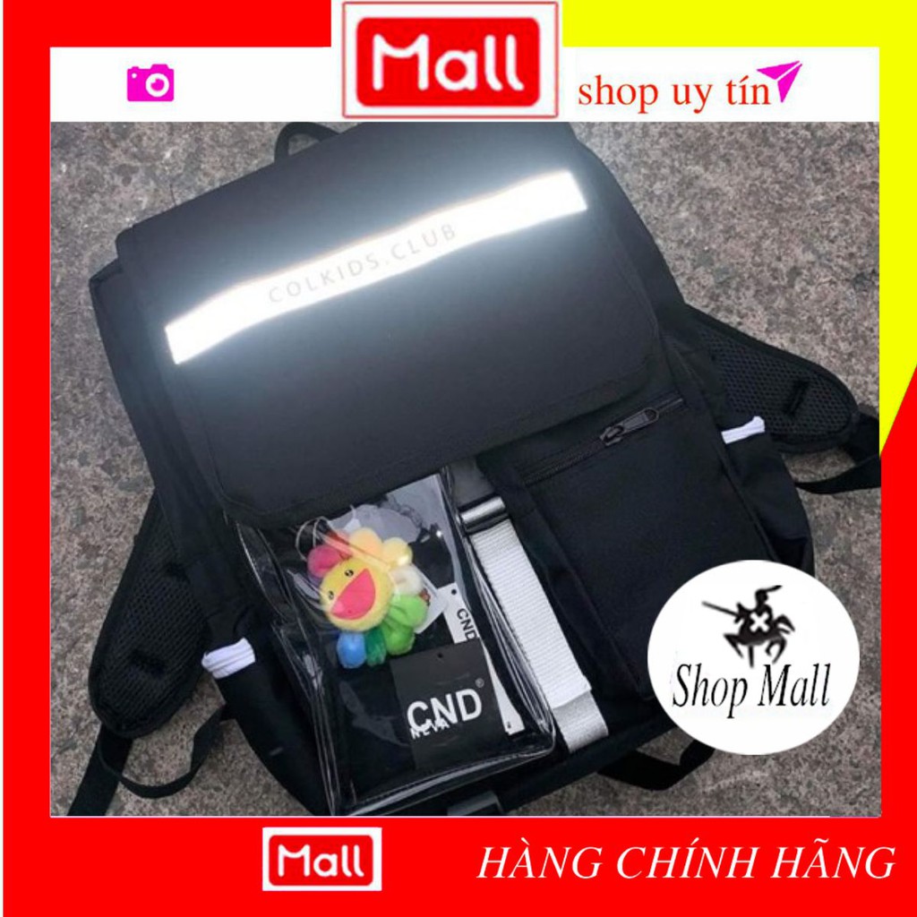 (BALO PHẢN QUANG ) Balo Unisex nam nữ - vải xịn chống nước 100% - nhiều ngăn chi tiết tiện dụng có ngăn đựng laptop