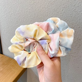 Dây cột tóc màu loang thời trang