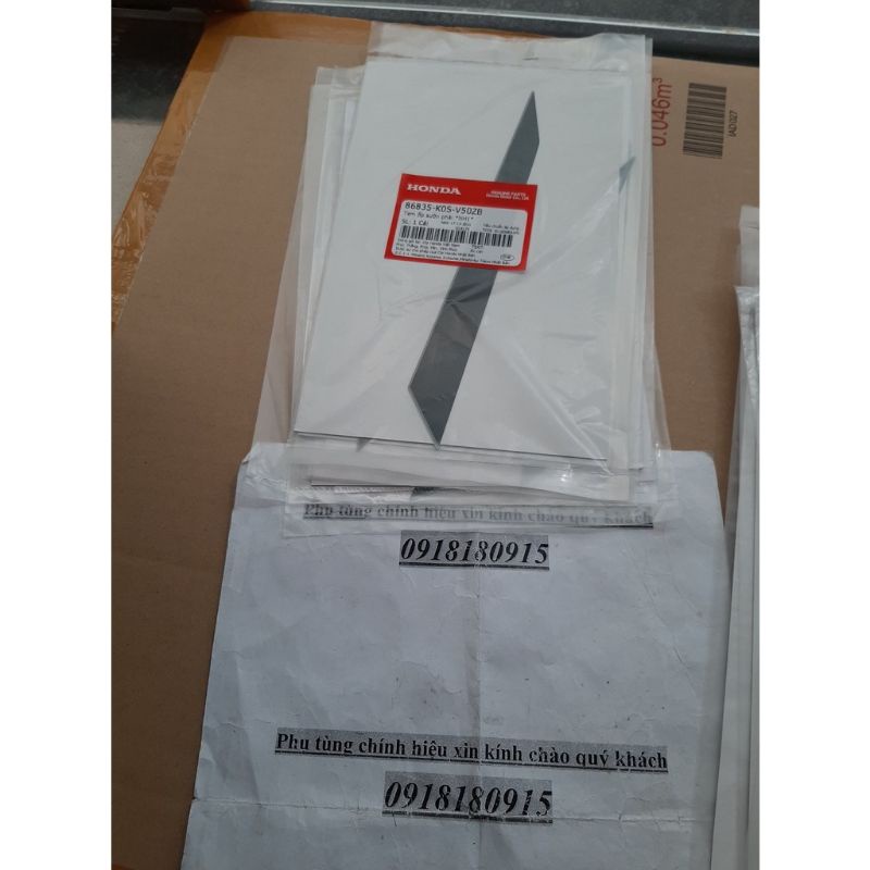 Mác ốp sàn sh  tem ốp sườn sh 2020-2022 Honda chính hãng honda