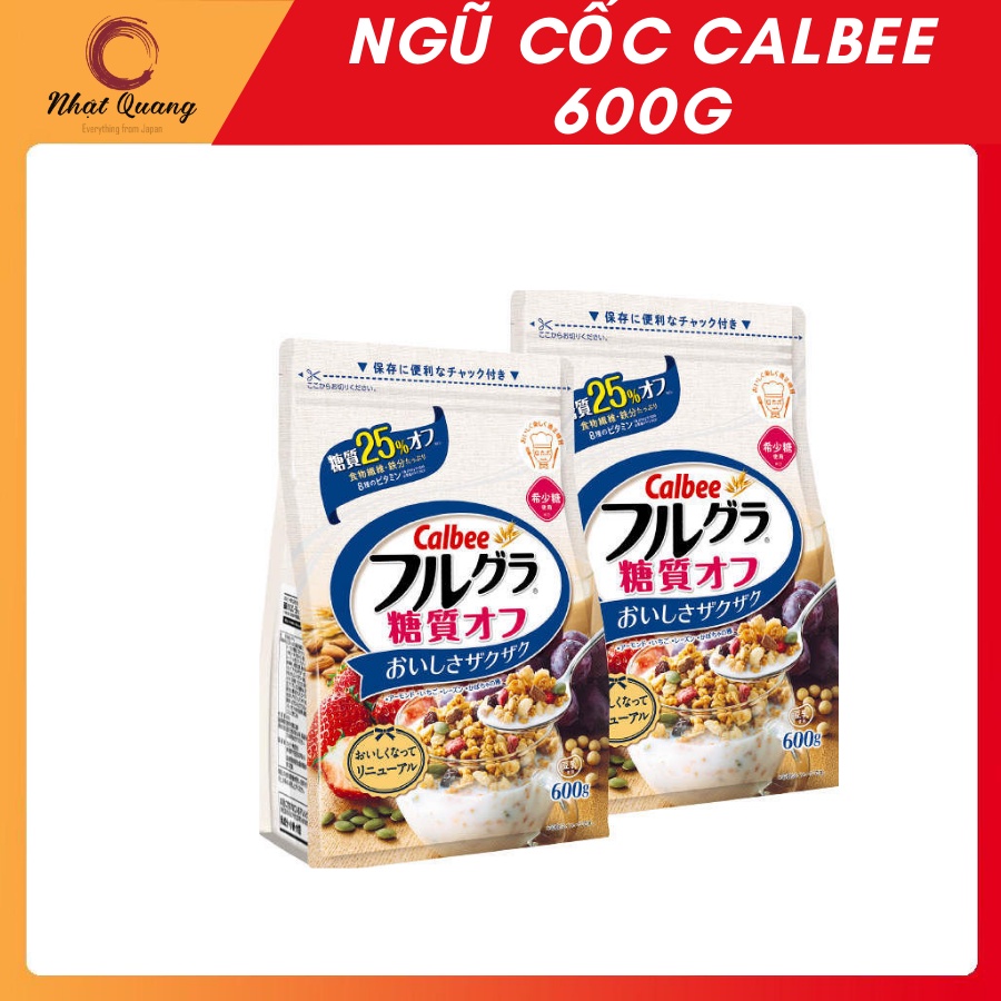 Ngũ cốc Calbee màu trắng 600g