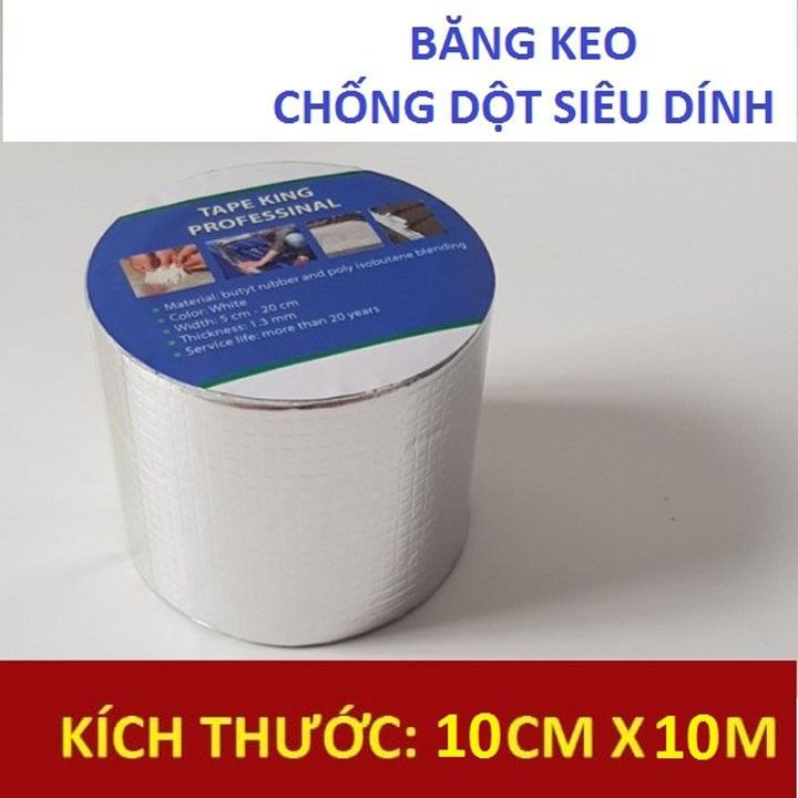 Băng Keo Chống Thấm Siêu Dính Size 10cm,Hai Mặt Siêu Dính,Tháo Gỡ Dễ Dàng