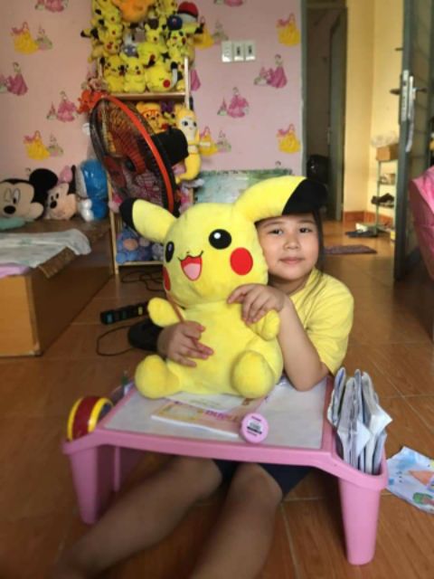 Gấu bông Pikachu ngủ size 30cm ÷ 55cm, siêu cute  y hình