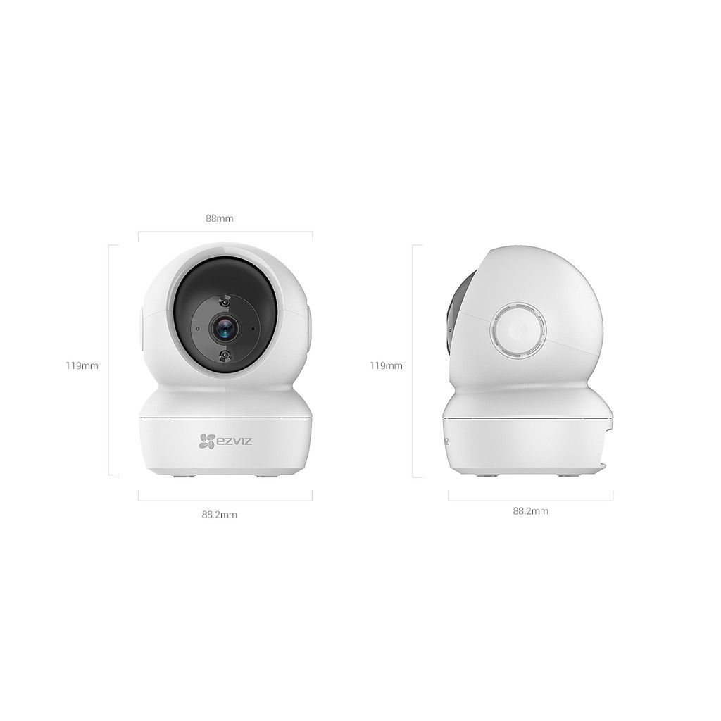 Camera Thông Minh IP Wifi (Hikvision) Ezviz C6N 1080P 2MP  - Trong Nhà  - Chính Hãng - Xoay 360 Độ -