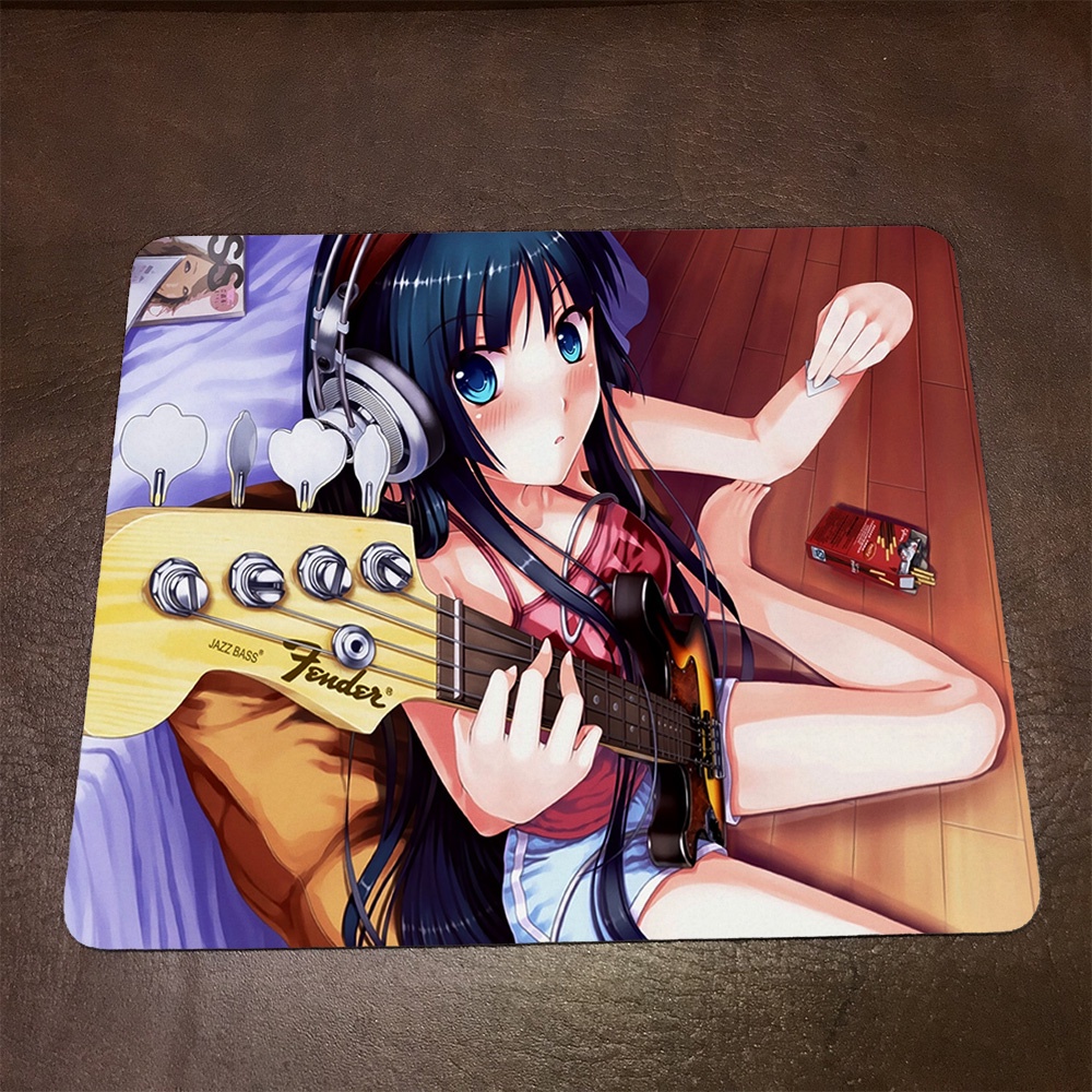 Lót chuột máy tính Anime K ON Wallpapers 1 Mousepad cao su êm ái. Nhận in theo yêu cầu