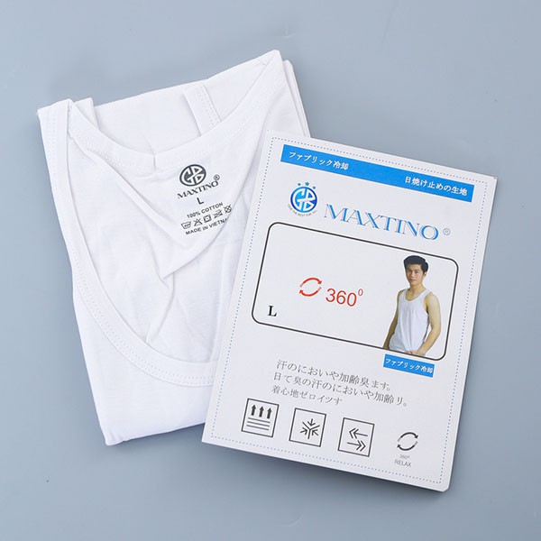 Áo Ba Lỗ Cộc Tay Cotton MAXTINO
