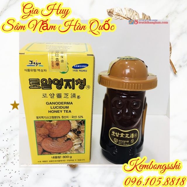 [SỈ TẬN GỐC] Cao Linh Chi Mật Ong Đảo JEJU Hàn Quốc, Hộp Vàng