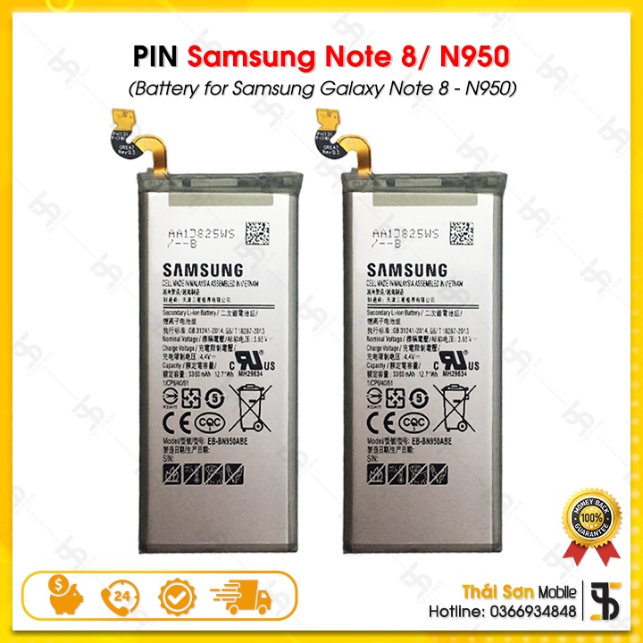 Pin Samsung Note 8 / N950 - Pin Điện Thoại Samsung Galaxy Zin Bóc Máy