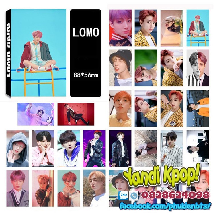 Lomo Card Jungkook BTS - Đủ Loại 2013-2019