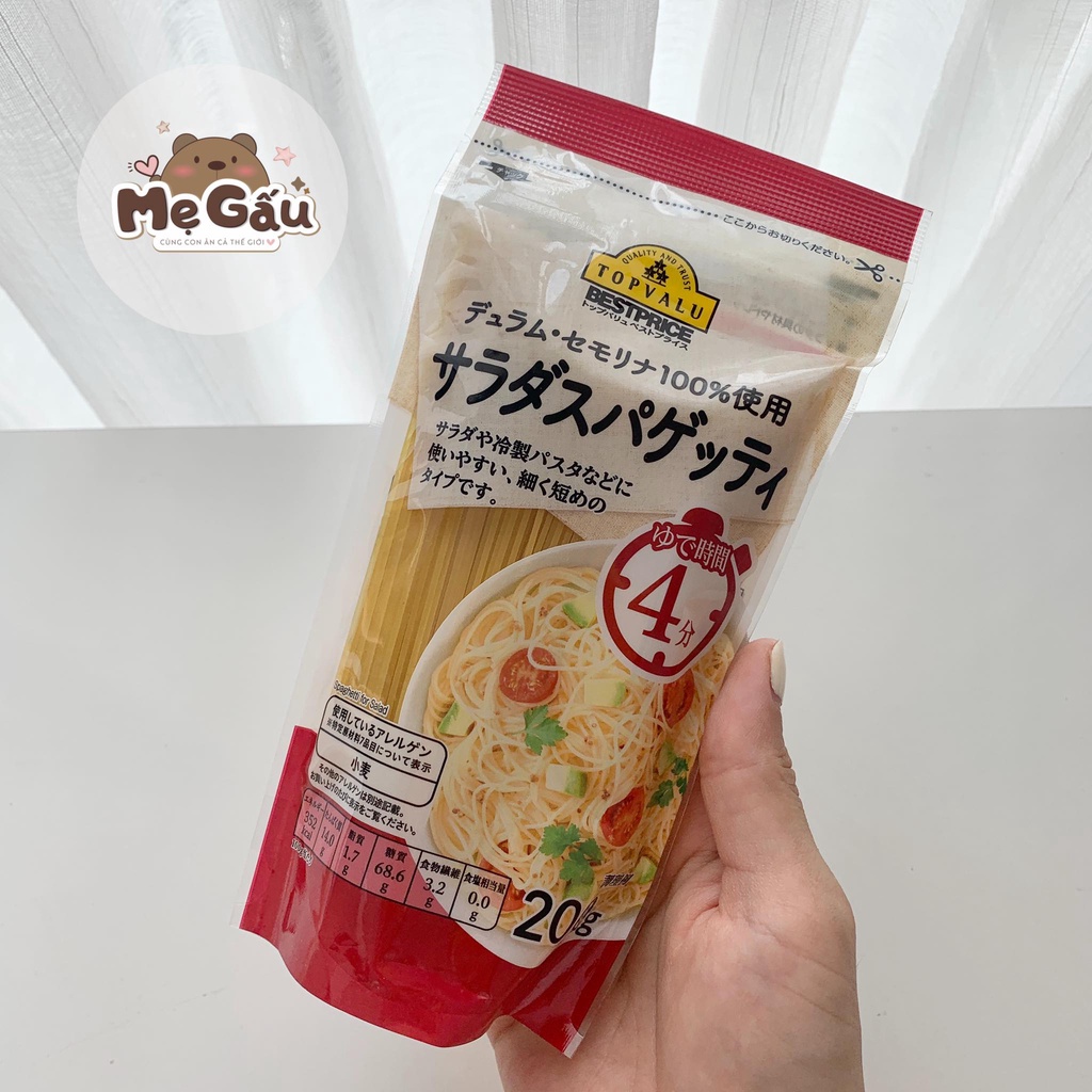 Mì Ý Spaghetti Topvalu 200g- cho bé từ 10m+