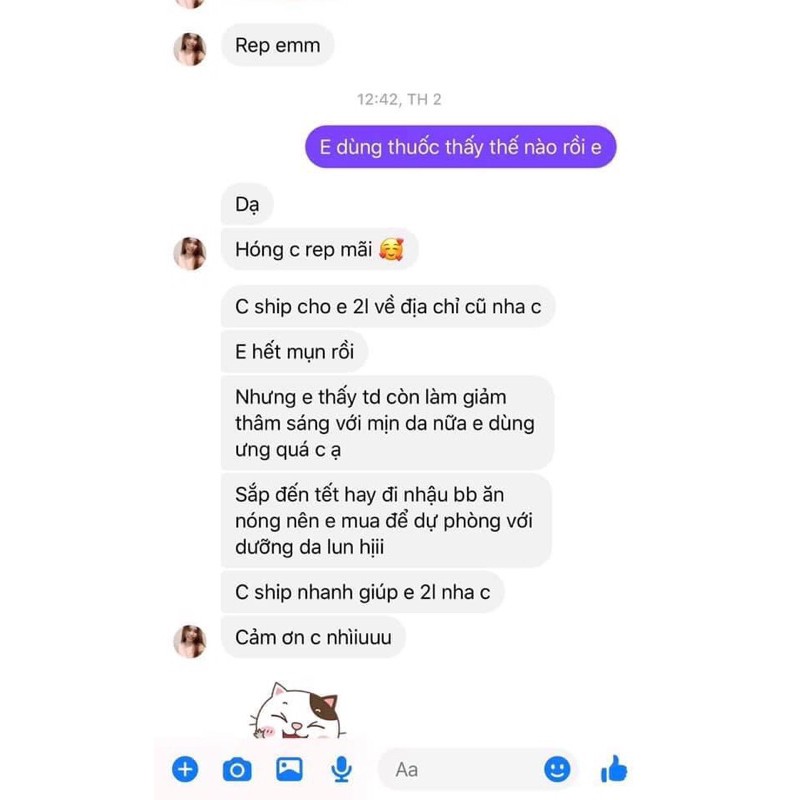 Serum giảm Mụn - Tái tạo da Mụn, giảm thâm